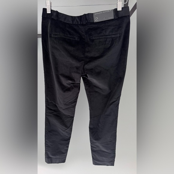 NWT Banana Republic Sloan Velvet Pants. Size 2 - Picture 2 of 8